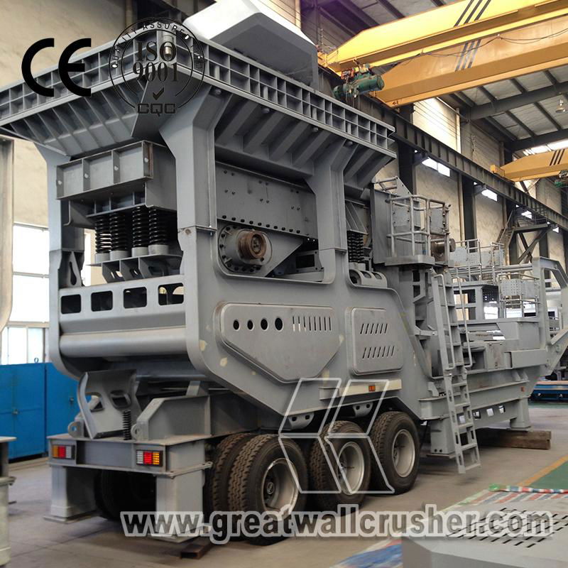Mobile crushing plant price for sale in 120 TPH iron ore crushing plant 2