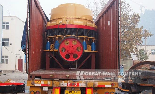 CZS Cone crusher and jaw crusher for dolomite crushing plant 2