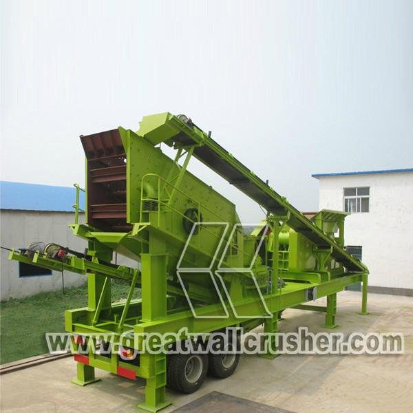 Mobile crushing plant for 90 TPH granite crushing plant  3