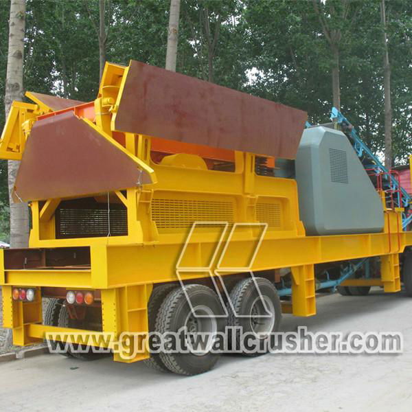 Mobile crushing plant for 90 TPH granite crushing plant  2