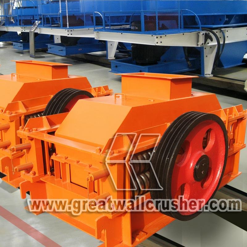 Roll crusher for sale in quarry crushing plant  4