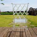 Transparent chiavari chair plastic clear resin chair  1