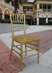 Golden chiavari chair wedding banquet chair