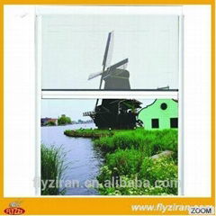 Aluminum roller screen window