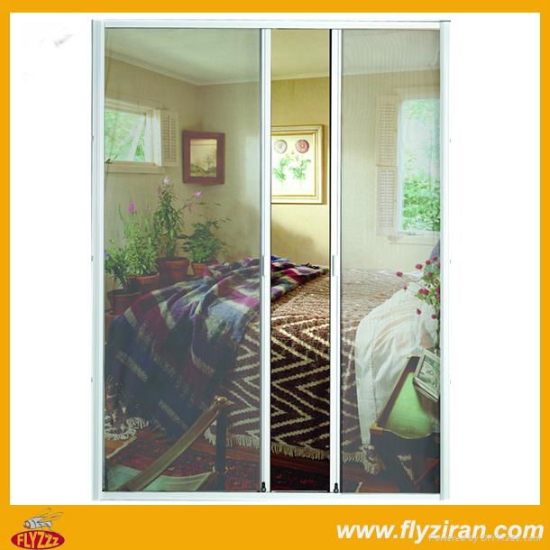 Aluminium roller screen door