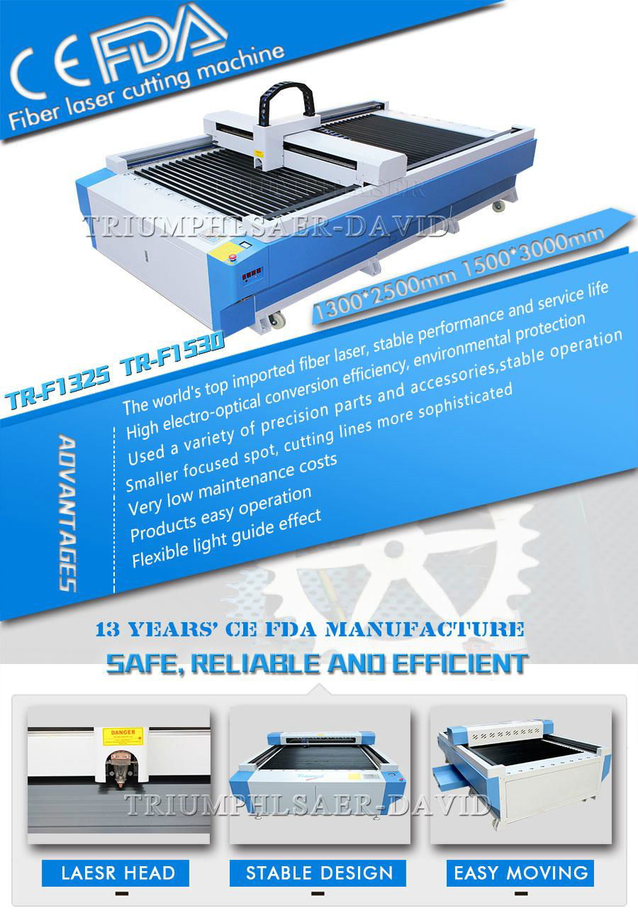 Triumph Fiber laser cutting machine Metal laser cutting machine 3