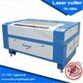 Auto focus motorised up and down table laser cutting engraving machine