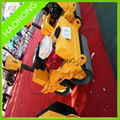 Walk behind double drum vibratory road roller compactor  5