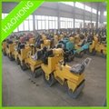 Ride-on double drum roade roller compaction 4