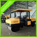 3 ton rid-on self-propelled double drum vibratory road roller  2