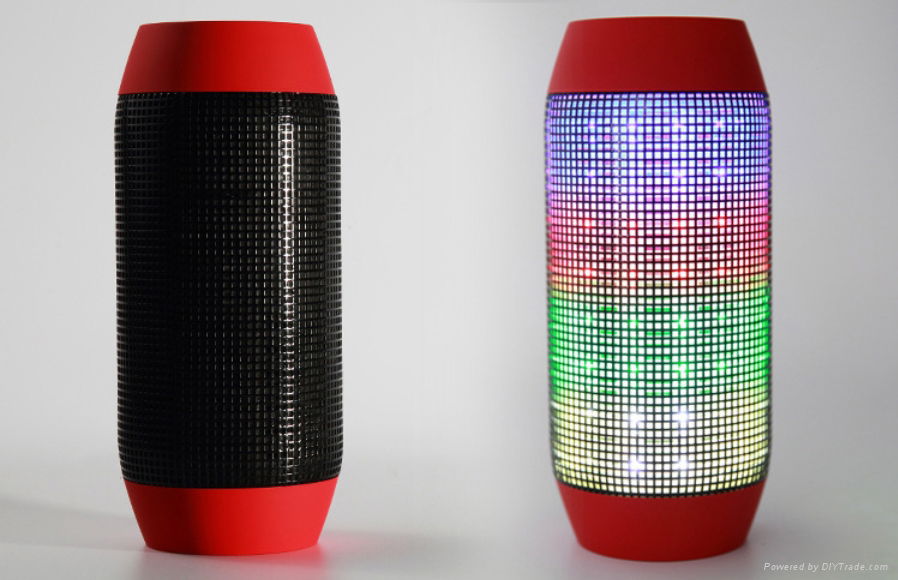 Colorful 360 LED lights JBL Pulse Portable Bluetooth speakers with