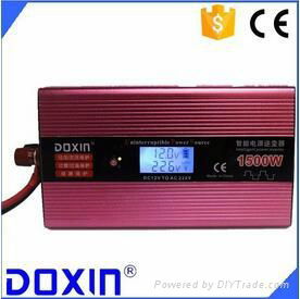 HOT !!! 1500w dc ac solar power UPS inverter with LCD Display and charger 2