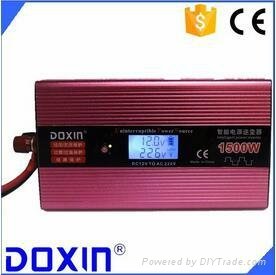 HOT !!! 1500w dc ac solar power UPS inverter with LCD Display and charger 3