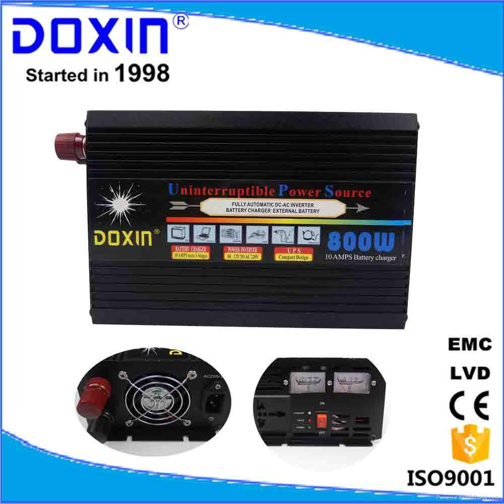 DOXIN DC AC Single output type 12v 220v 800w modified sine wave power inverter 3