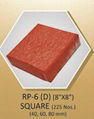 Interlocking Paver Moulds  RP 6 (D) (8" x 8") SQUARE (225 Nos.) (40, 60, 80 mm)