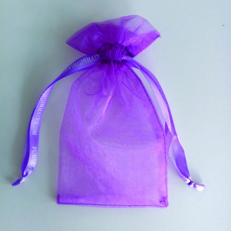 Eco-friendly organza drawstring pouch wholesale 4