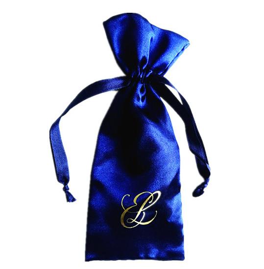 High Quality  Custom Printed Drawstring Satin Jewelry Pouches 3