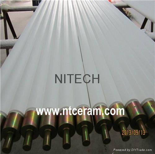 Silica Ceramic Tempering Rollers For Glass Processing