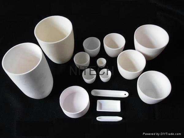 1700C High purity Alumina ceramic crucibles