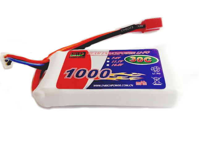 EP Lipo Battery Pack 1000mAh 30C 3S1P 11.1V for RC Car Boat Truck Heli Airplane