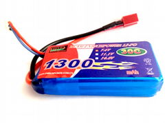 EP Lipo Battery Pack 1300mAh 30C 11.1V 3S1P