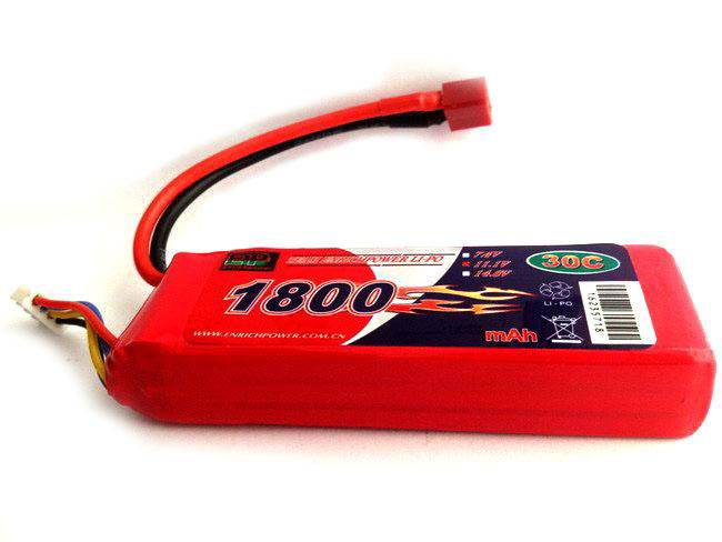EP Lipo Battery Pack 1800mAh 30C 11.1V 3S1P