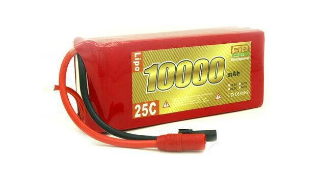 EP Lipo Battery Pack 10000mAh 25C 22.2V 6S1P