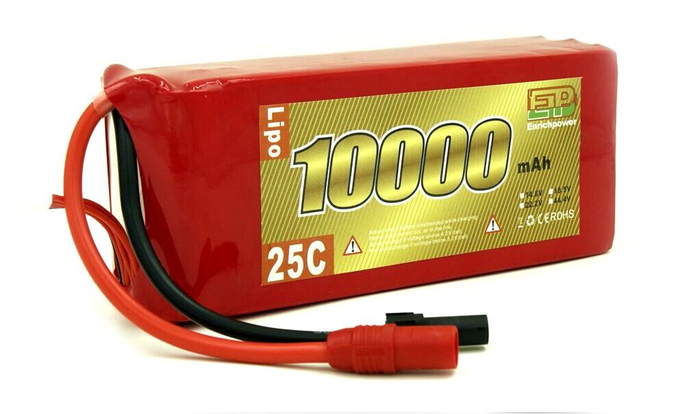 EP Lipo Battery Pack 10000mAh 25C 22.2V 6S1P 2