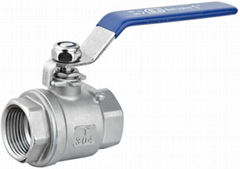 2pcs stainless steel ball valve