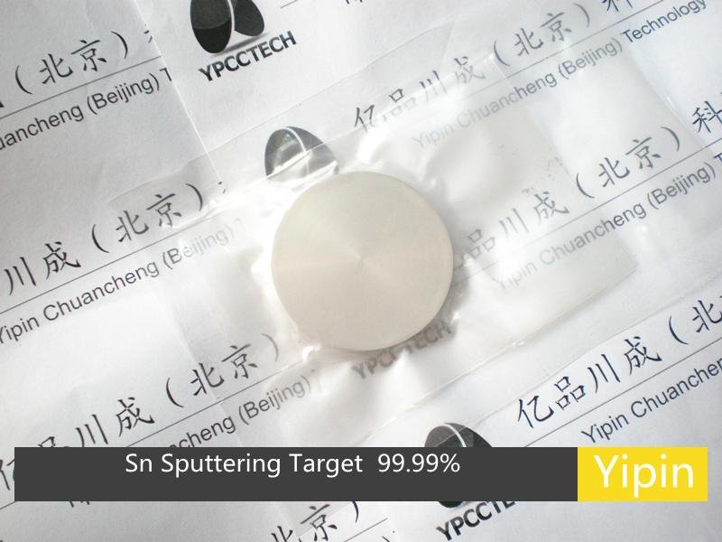 Sn tin sputtering target 4N China target manufacture coating materials