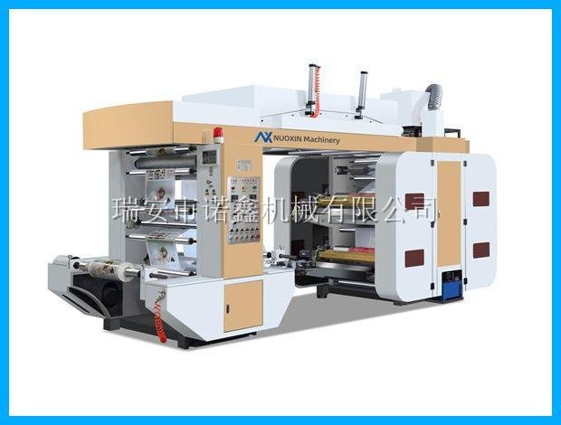 NXT4 4 color stack type flexo printing machine for plastic film bag