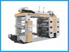 NXT6 6 color stack type flexo printing machine for plastic film bag