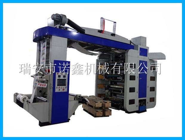 NXT8 8 color stack type flexo printing machine for plastic film bag