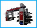 NXC6 6 color stack type flexo printing machine for plastic film bag