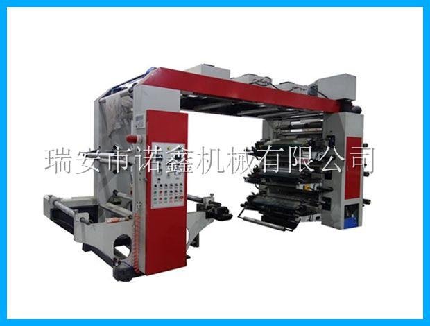 NXC6 6 color stack type flexo printing machine for plastic film bag 5