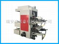 NXC2 2 color stack type flexo printing machine for plastic film bag 2