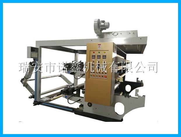 NXC2 2 color stack type flexo printing machine for plastic film bag 4