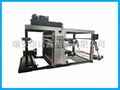 NXC2 2 color stack type flexo printing machine for plastic film bag 5