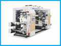 NXZ6 6 color stack type flexo printing machine for plastic film bag 3