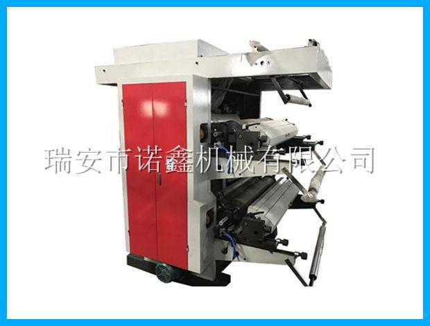 NXZ2 2 color inline flexo printing machine with extruder 4