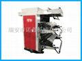 NXZ2 2 color inline flexo printing machine with extruder