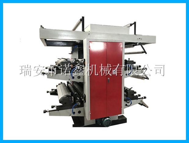 NXZ2 2 color inline flexo printing machine with extruder 5