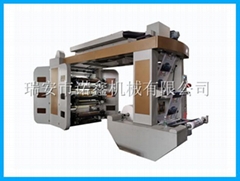 NXT6 6 color flexo printing machine for plastic film bag