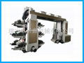 NXT6 6 color flexo printing machine for plastic film bag