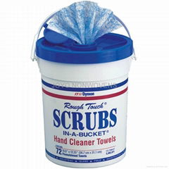 Industrial Scrubby Hand Cleaner Towels Scrubby Wet Wipes