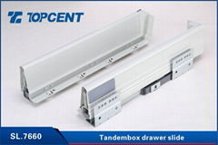 Kitchen drawer tandem metal box undermount drawer slides