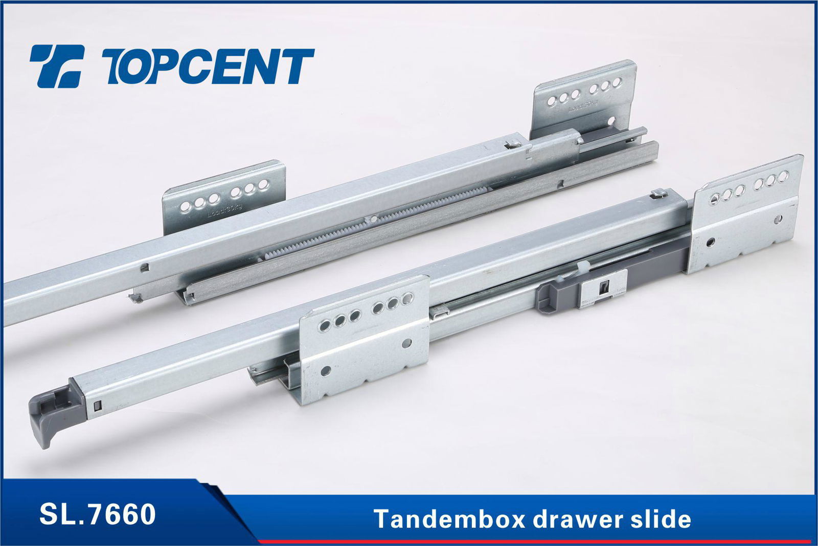 Kitchen drawer tandem metal box undermount drawer slides 4