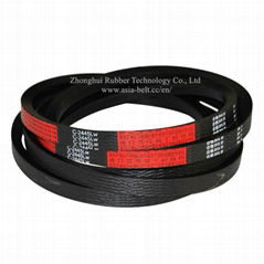 harvester transmission use classical  rubber v belt