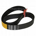 harvester use banded rubber driving v belt 1