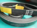 combine harvester banded narrow rubber v belt 2